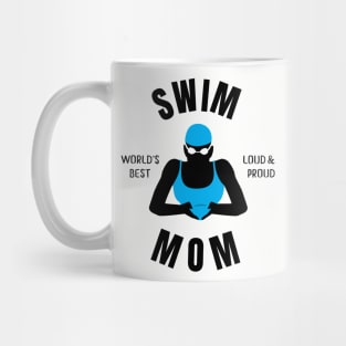 Worlds Best Swim Mom Swim Mom Gift Mug